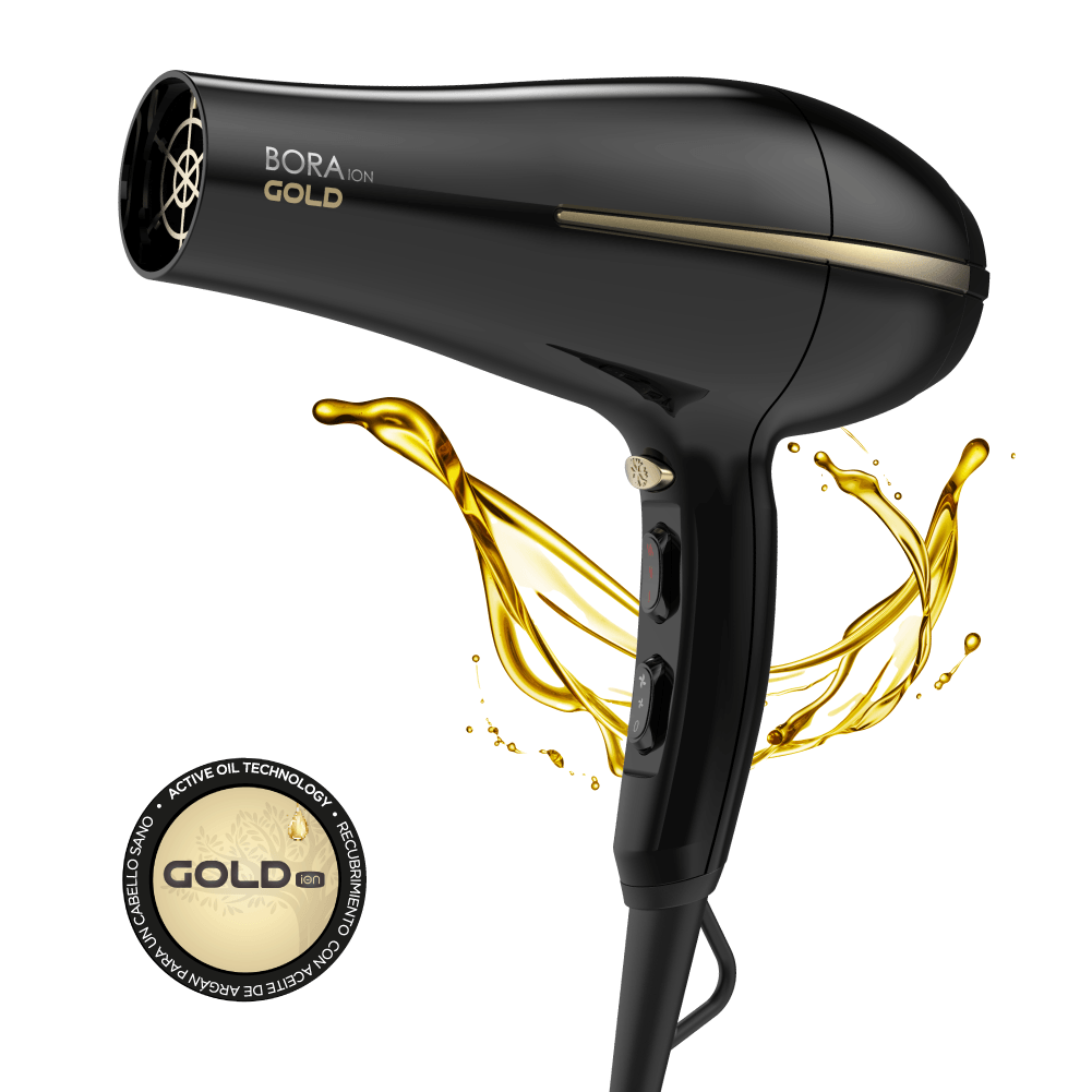 Secador Gama Bora Gold - Con Aceite De Argan