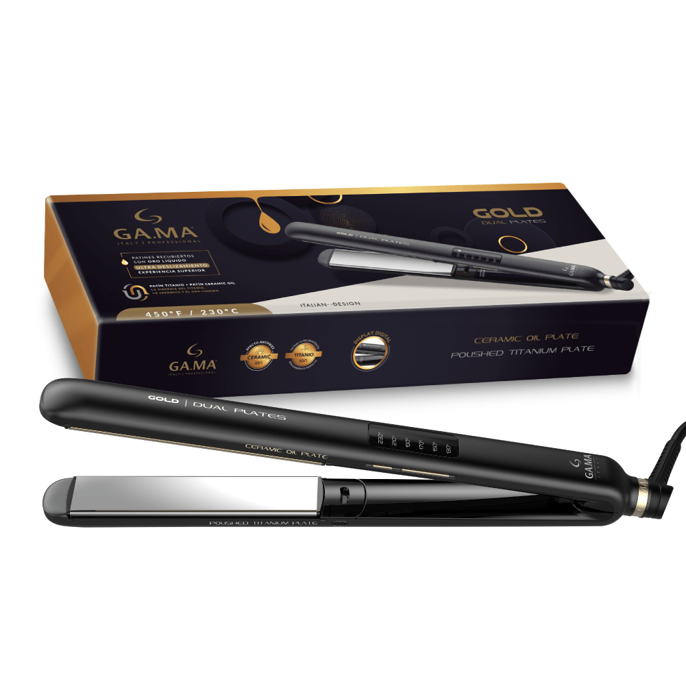 Planchita Gama Cp14 Led Dual Plate Gold - Aceite De Argan