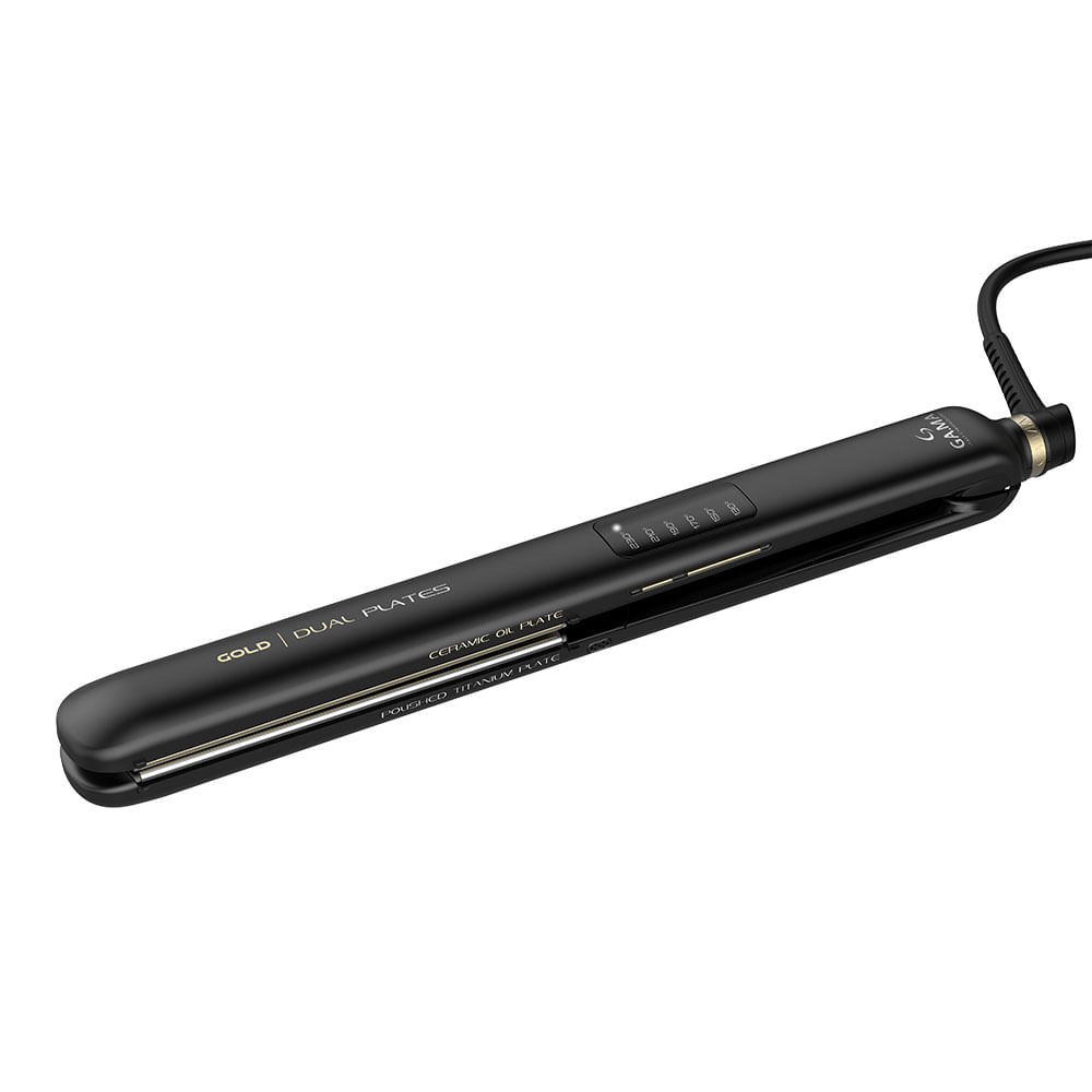 Planchita Gama Cp14 Led Dual Plate Gold - Aceite De Argan