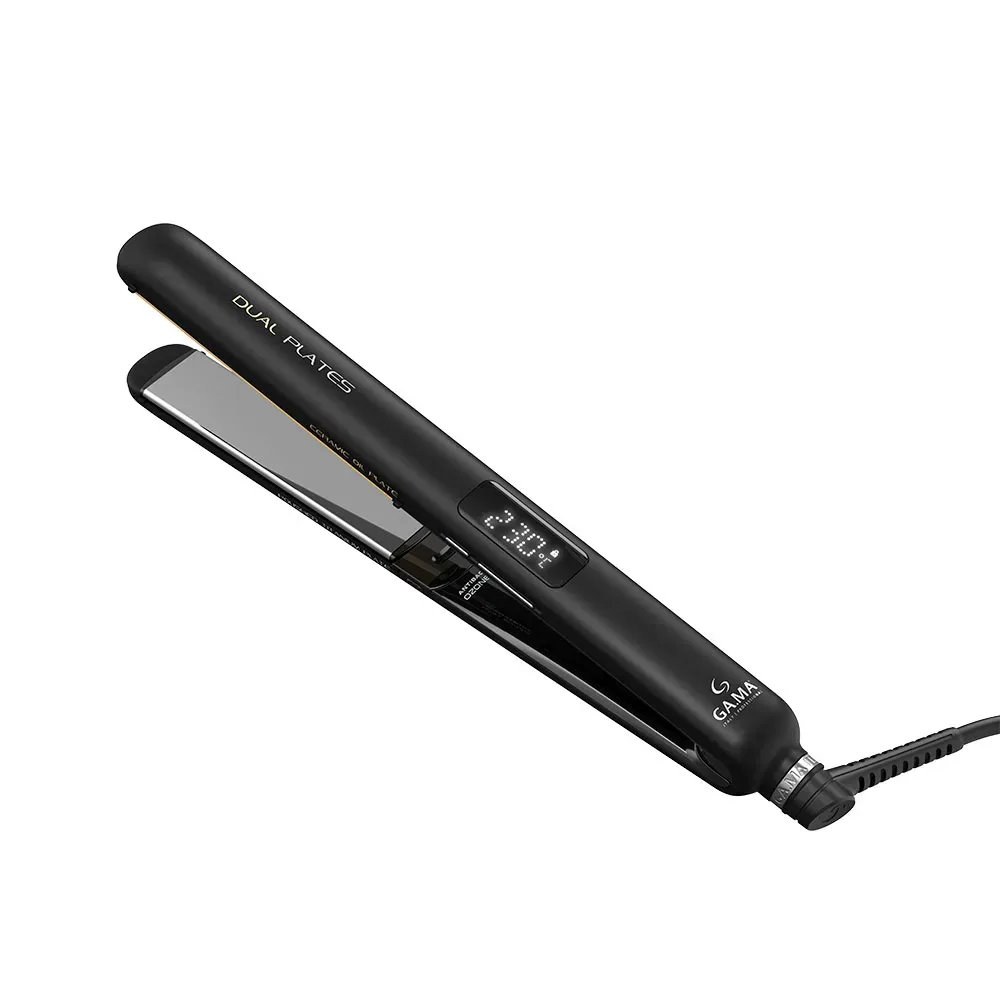 Planchita Gama Cp14 Dual Plates 4D - Titanio Y Ceramica