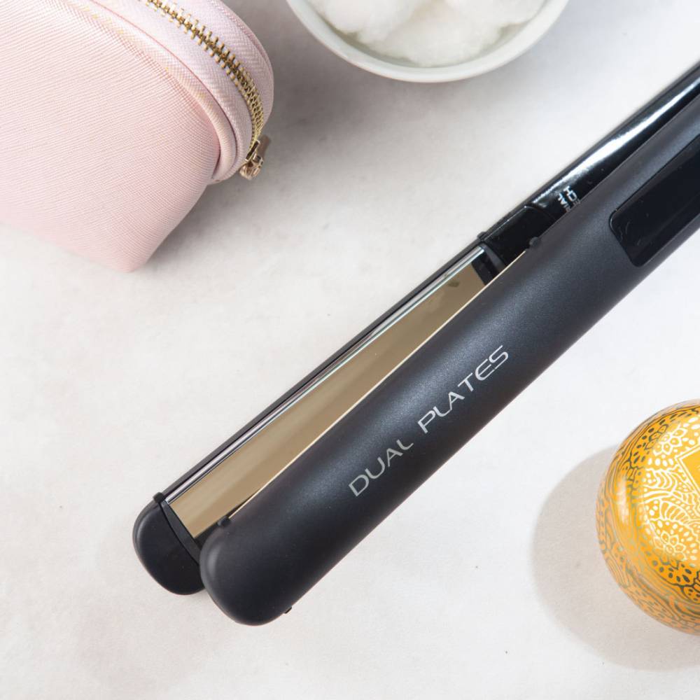 Planchita Gama Cp14 Dual Plates 4D - Titanio Y Ceramica