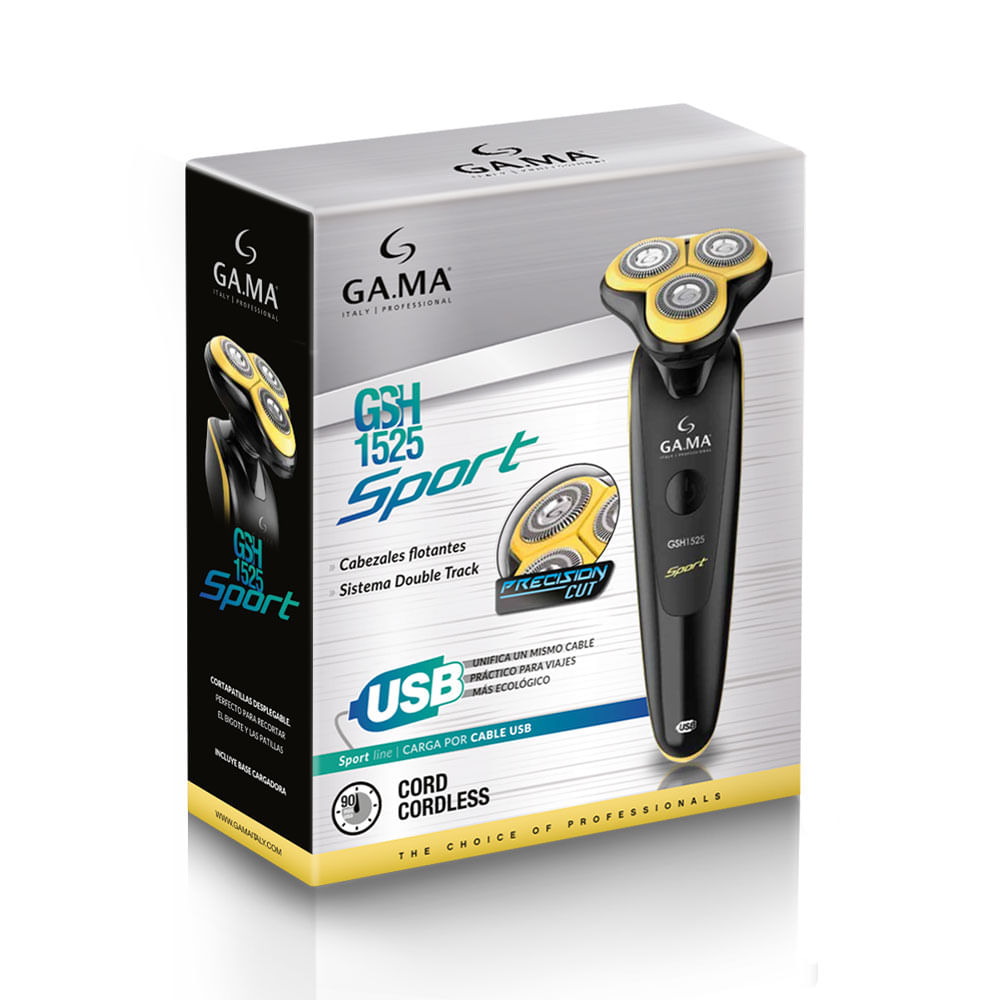 Afeitadora Gama Sh 1525 Sport - Carga Usb