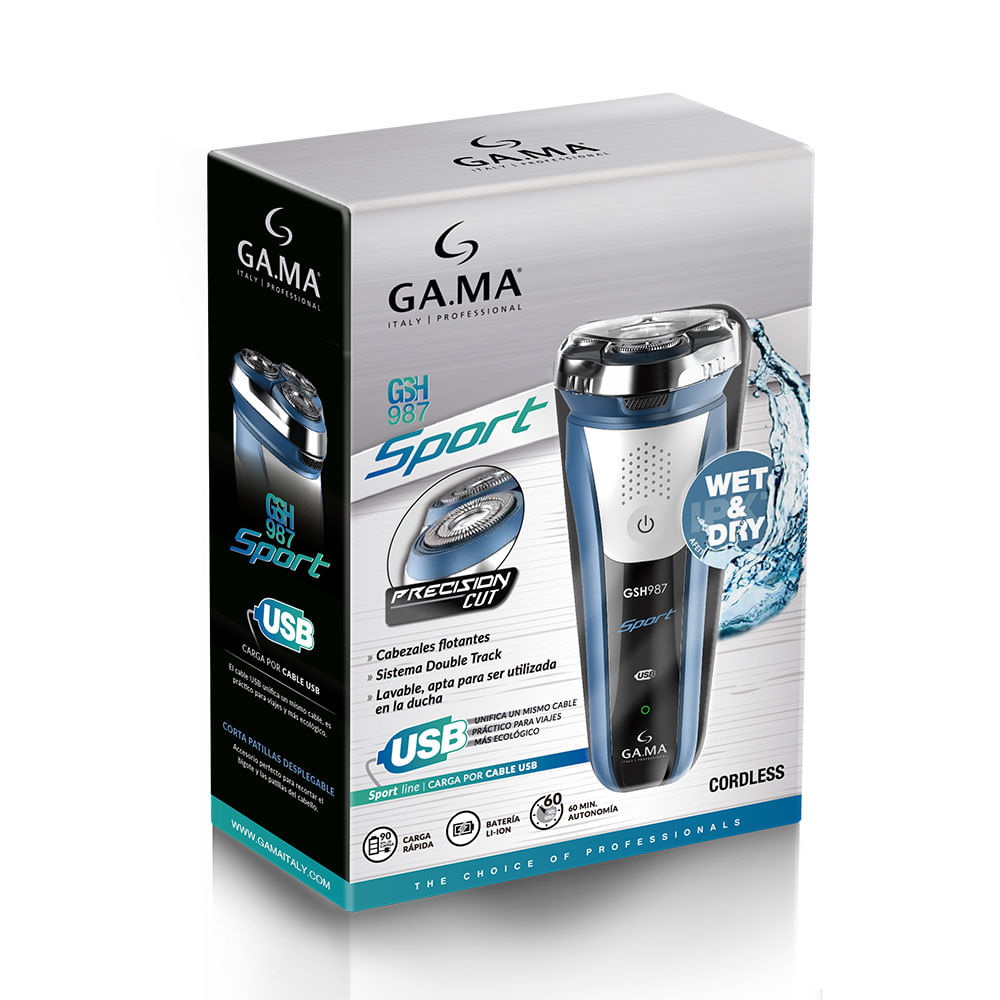 Afeitadora Gama Gsh987 Sport Usb