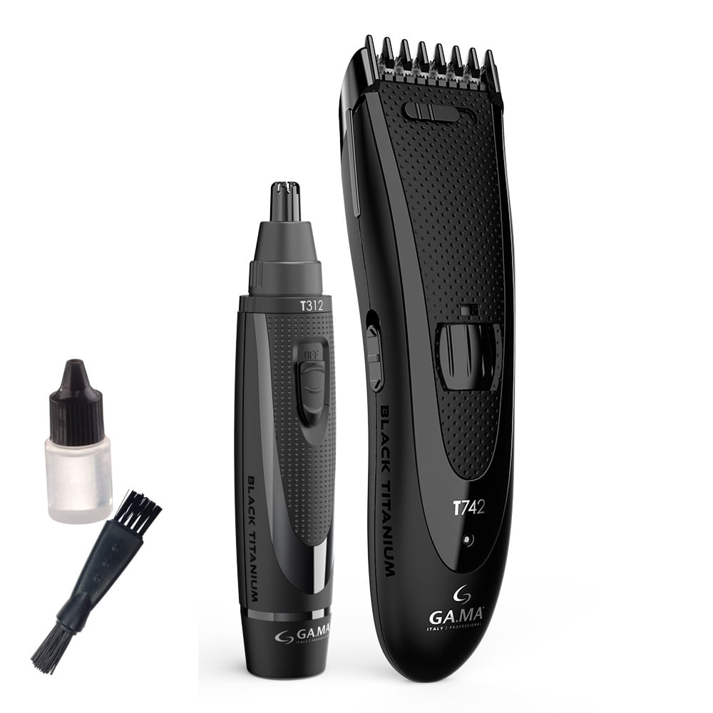 Pack Gama Titanium T744 - Clipper Y Nose Trimmer