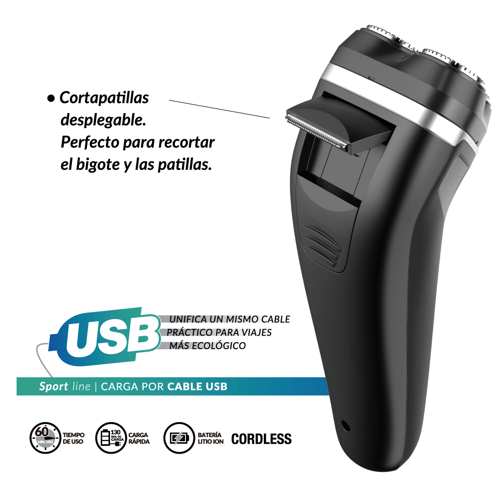 Gama Italy Afeitadora Sh 700 Master Usb