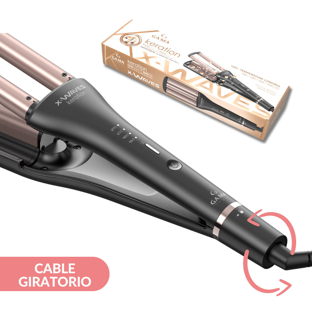 Cable 360° y traba para guardar