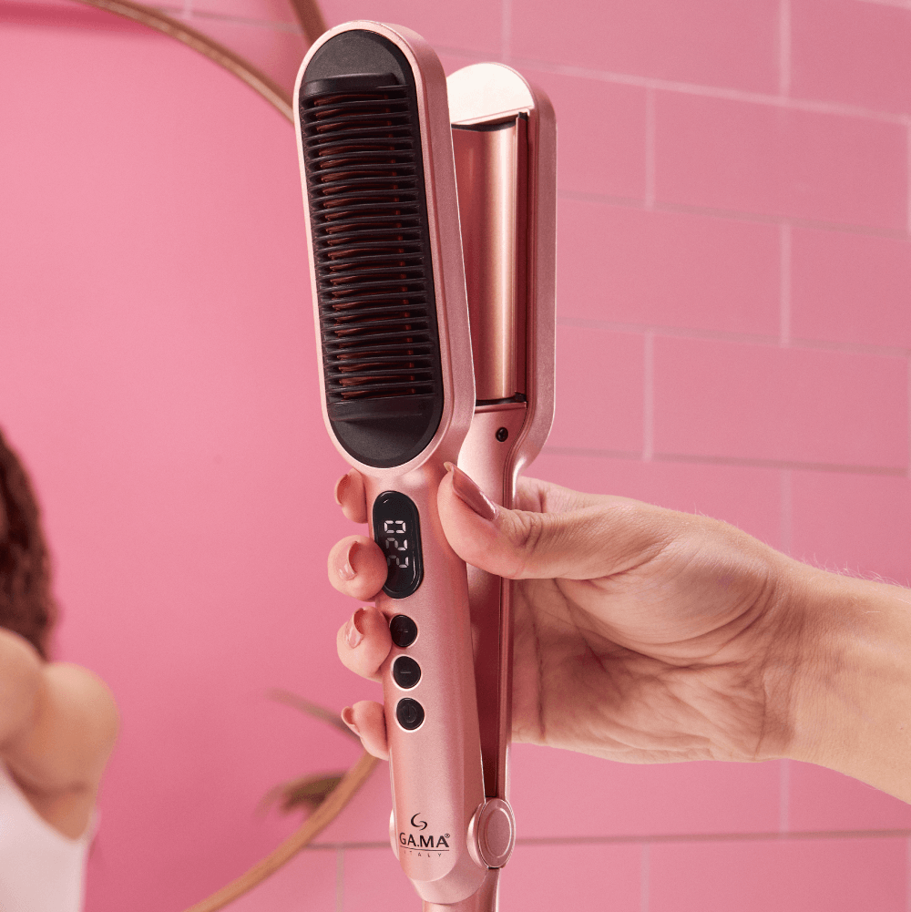 Rizador Gama Gama Waver &amp Brush Ondula Y Alisa