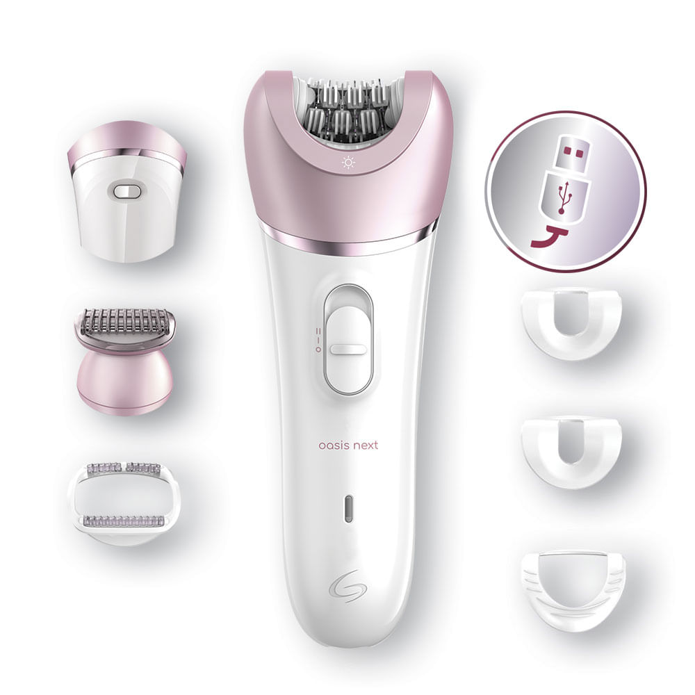 Depiladora Ga.Ma Oasis Next Cordless Usb Wetydry