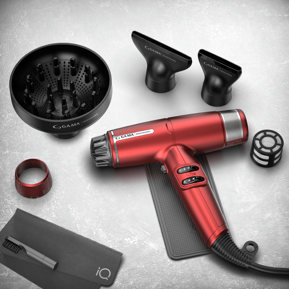 Secador Gama Professional Iq Lite - Rojo