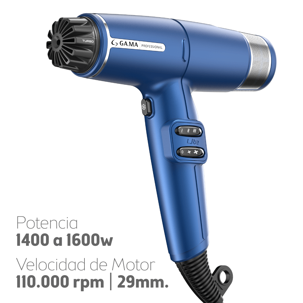 Secador Ga.Ma Professional Iq Lite - Blue