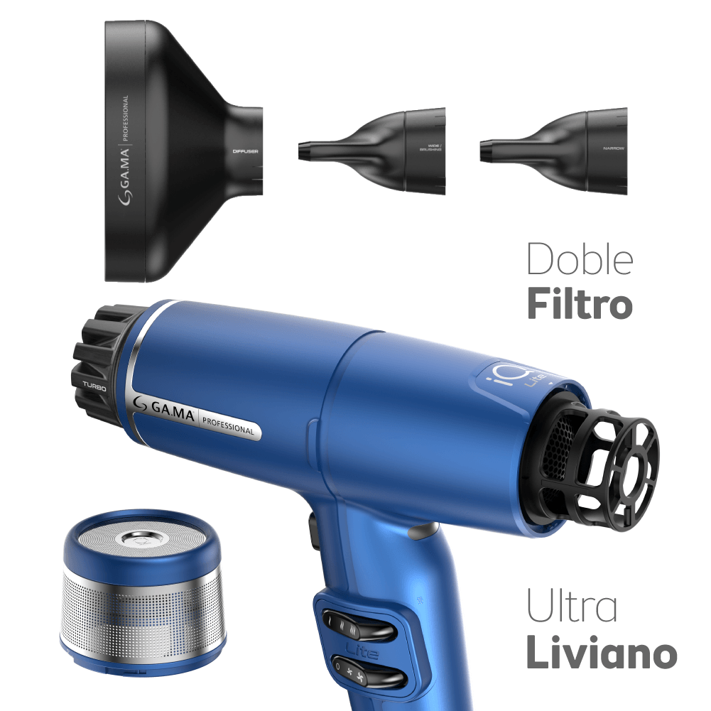 Secador Ga.Ma Professional Iq Lite - Blue