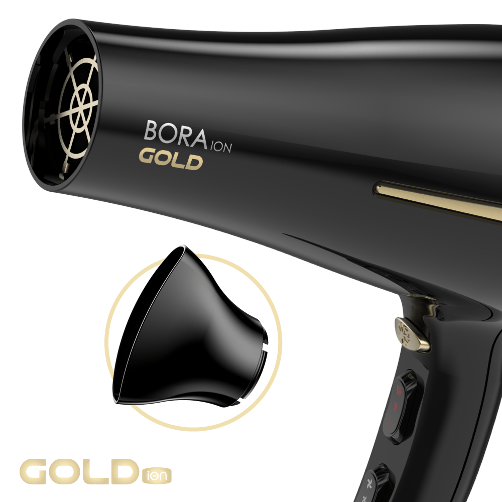Gama Italy Secador Bora Gold - Con Aceite De Argan