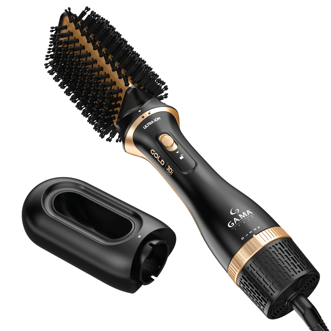Gama Italy Cepillo Secador Modelador Multistyler Gold