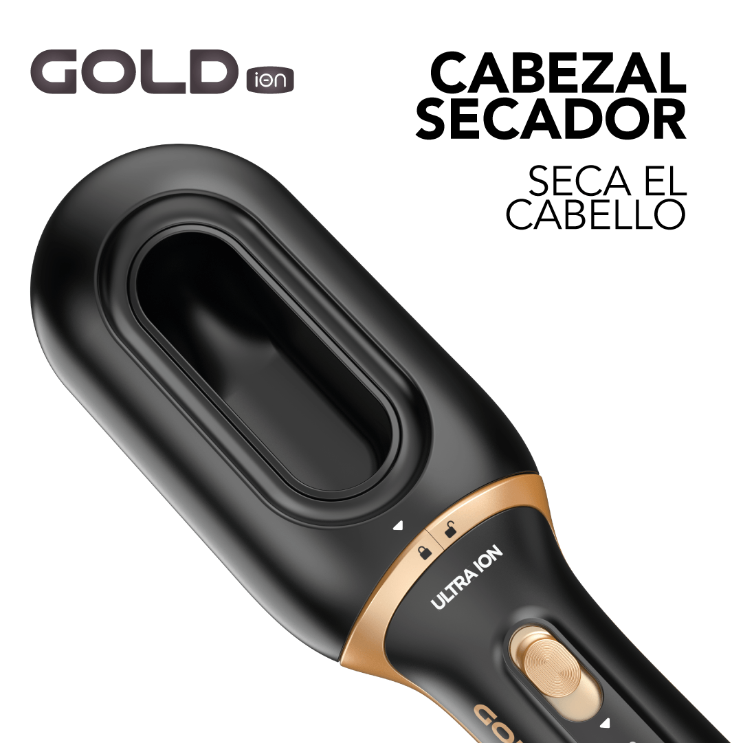Gama Italy Cepillo Secador Modelador Multistyler Gold